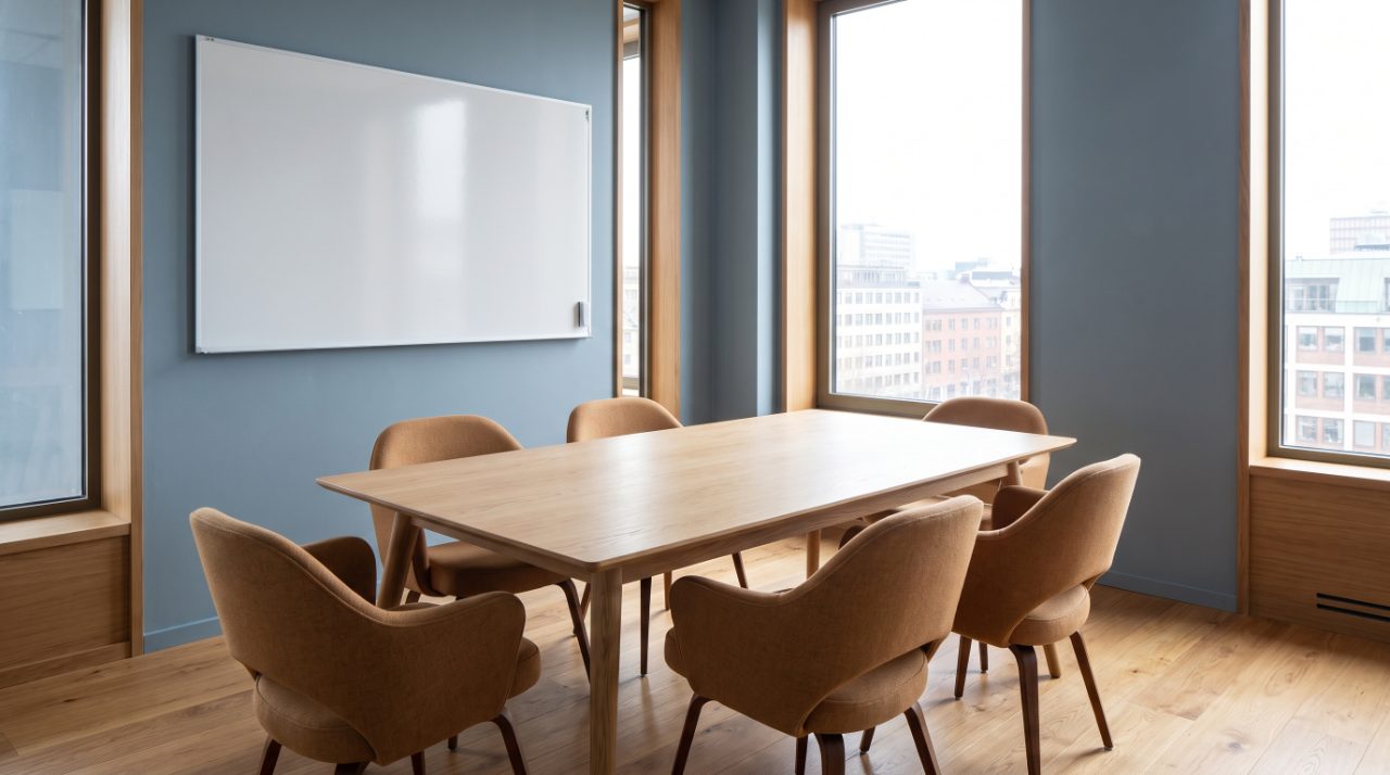 Salle de réunion d'entreprise, mise en place d'une prévoyance collective