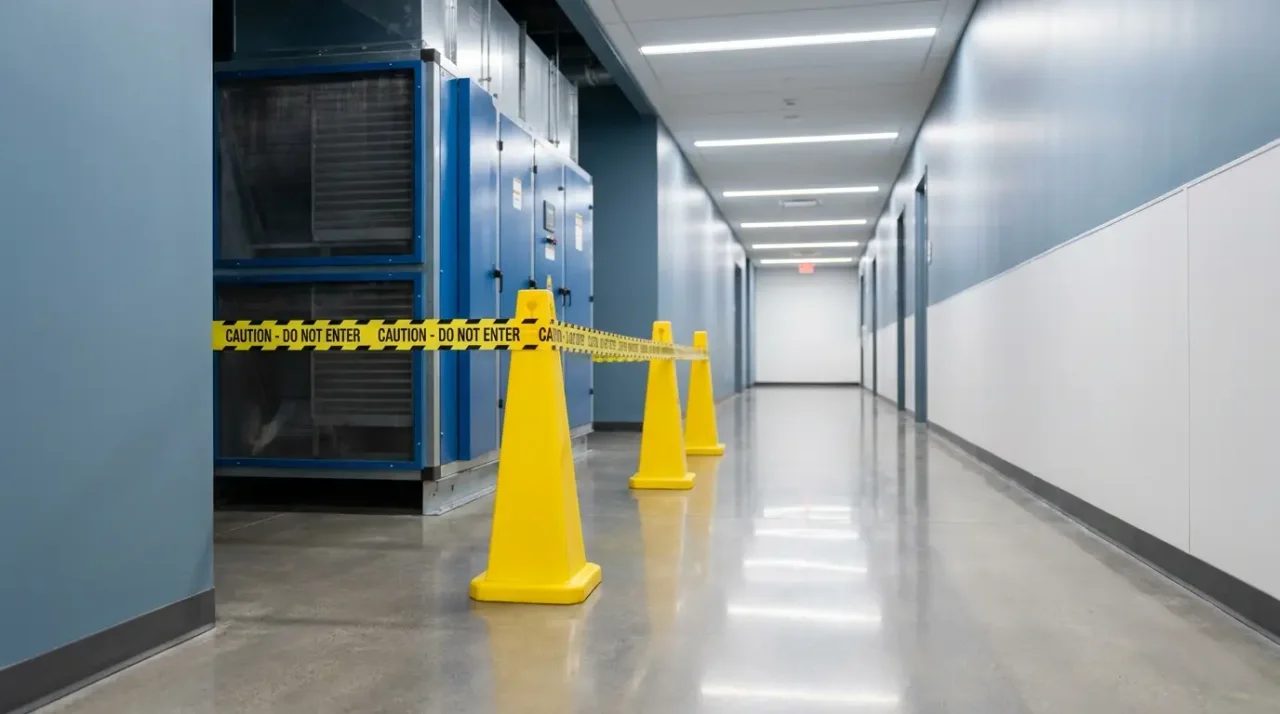 RC Exploitation — couloir technique et cones de securite