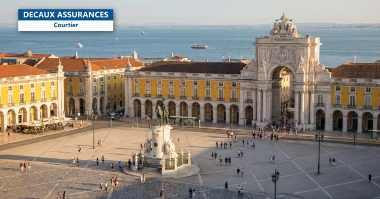 Praça do Comércio à Lisbonne — guide Decaux Assurances de l’expatriation au Portugal