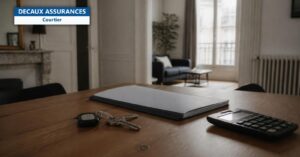 Clés de maison et dossier de prêt immobilier - Decaux Assurances