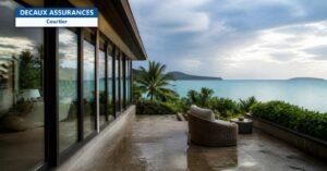 Terrasse de villa face au lagon à l'île Maurice - Decaux Assurances